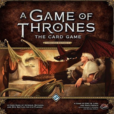 A Game of Thrones: The Card Game (Second Edition) board game box front